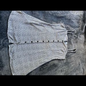 Black & white floral summer dress